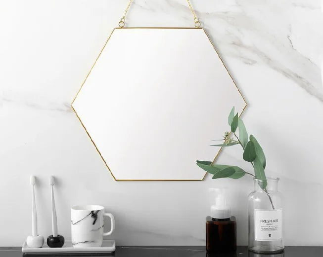 Nordic Minimalist Geometric Makeup Mirror - My Store