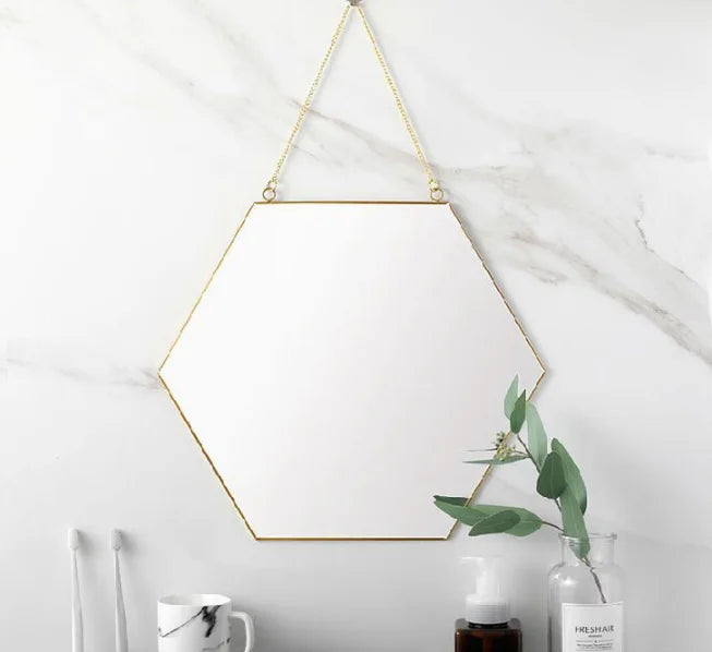 Nordic Minimalist Geometric Makeup Mirror - My Store