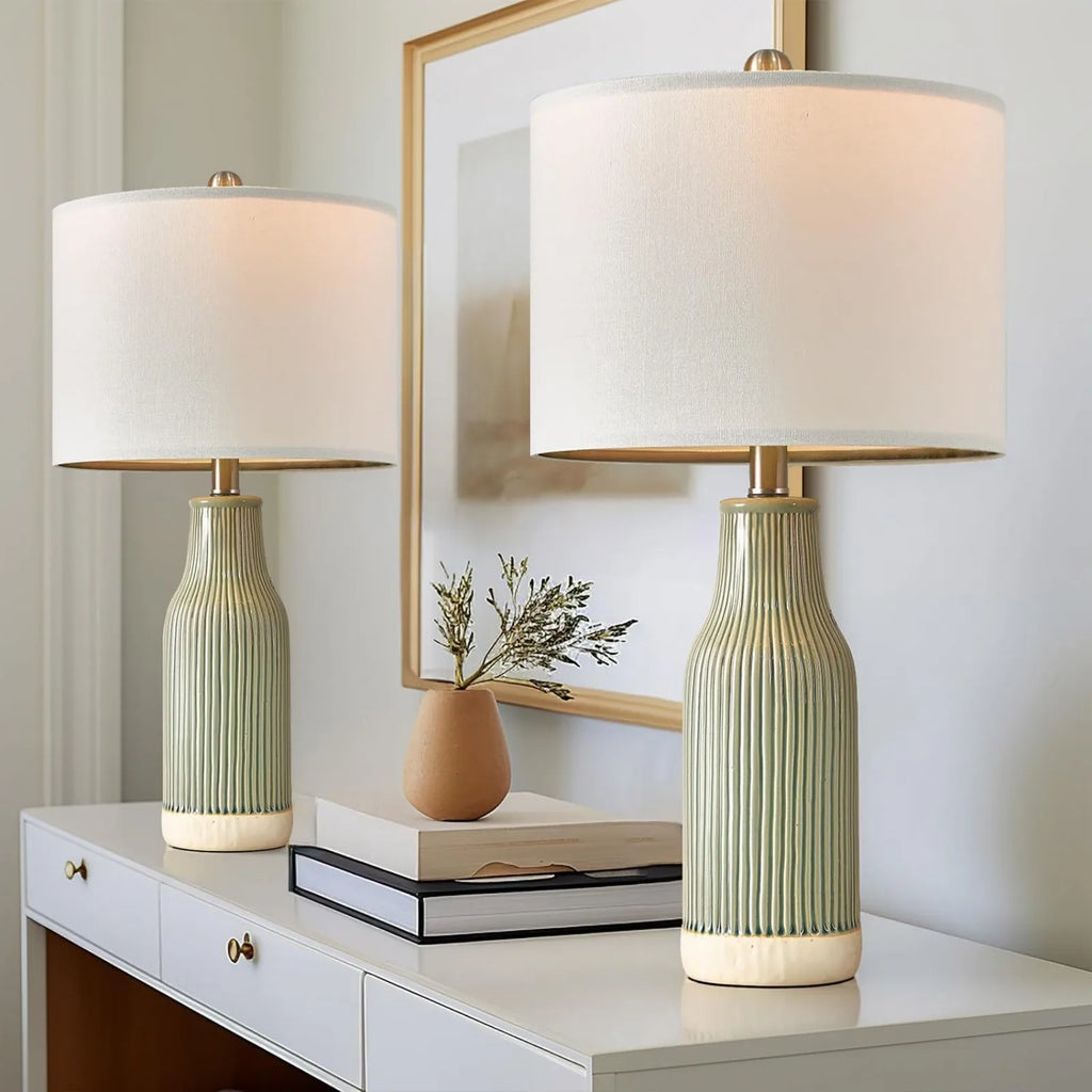 Modern Green Ceramic Table Lamp - My Store